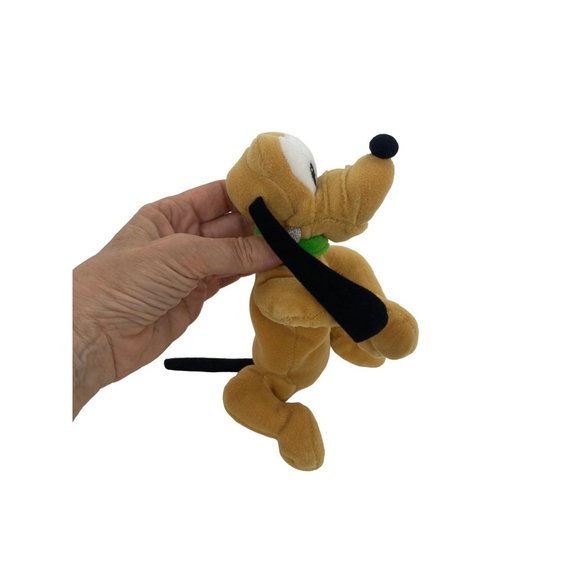 0666A- Disney Pluto Mini Beanbag Plush Toy Vintage 1990s 7” long - Picture 6 of 17
